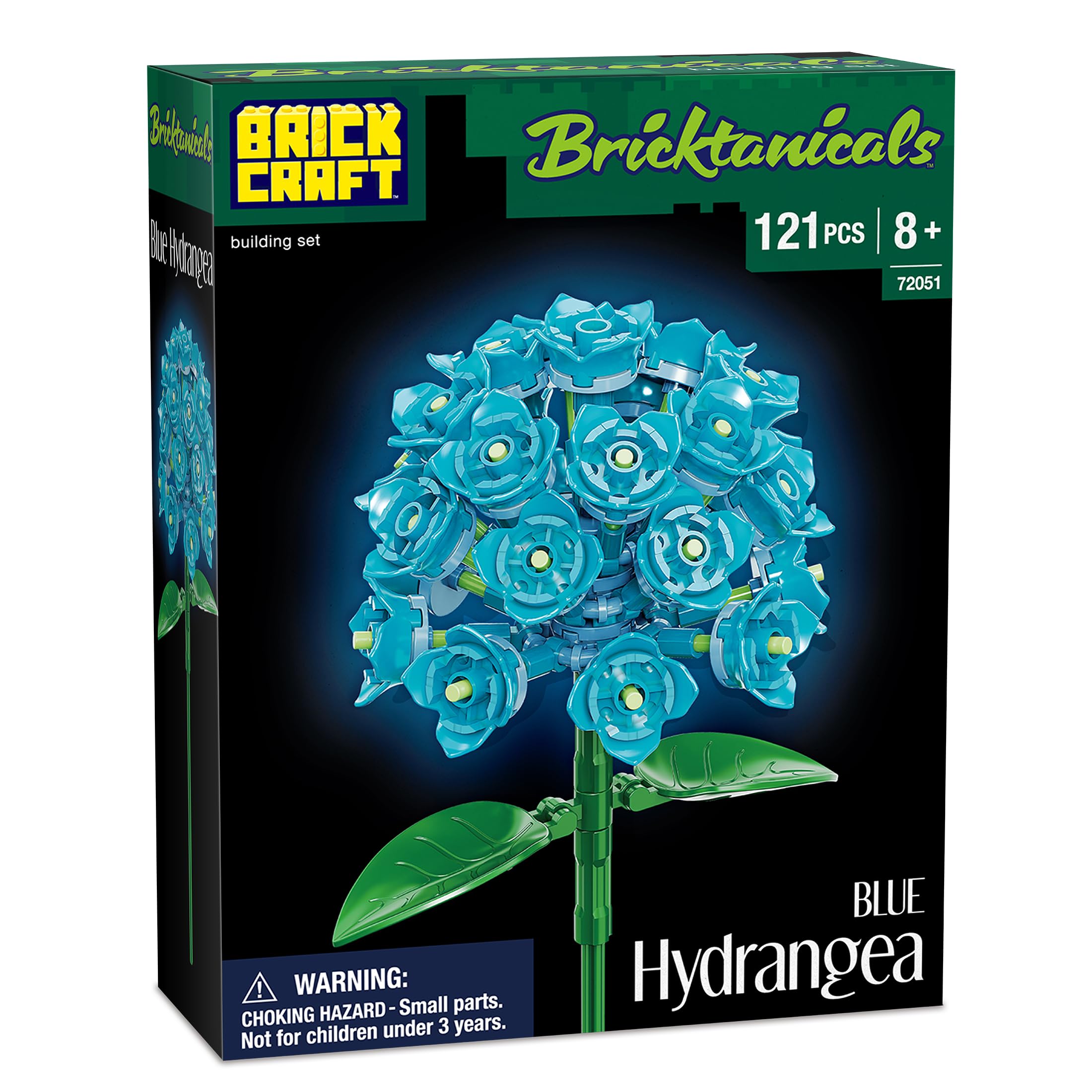 Amazon.com: Brickcraft Bricktanicals Hydrangea Building Kit, 121