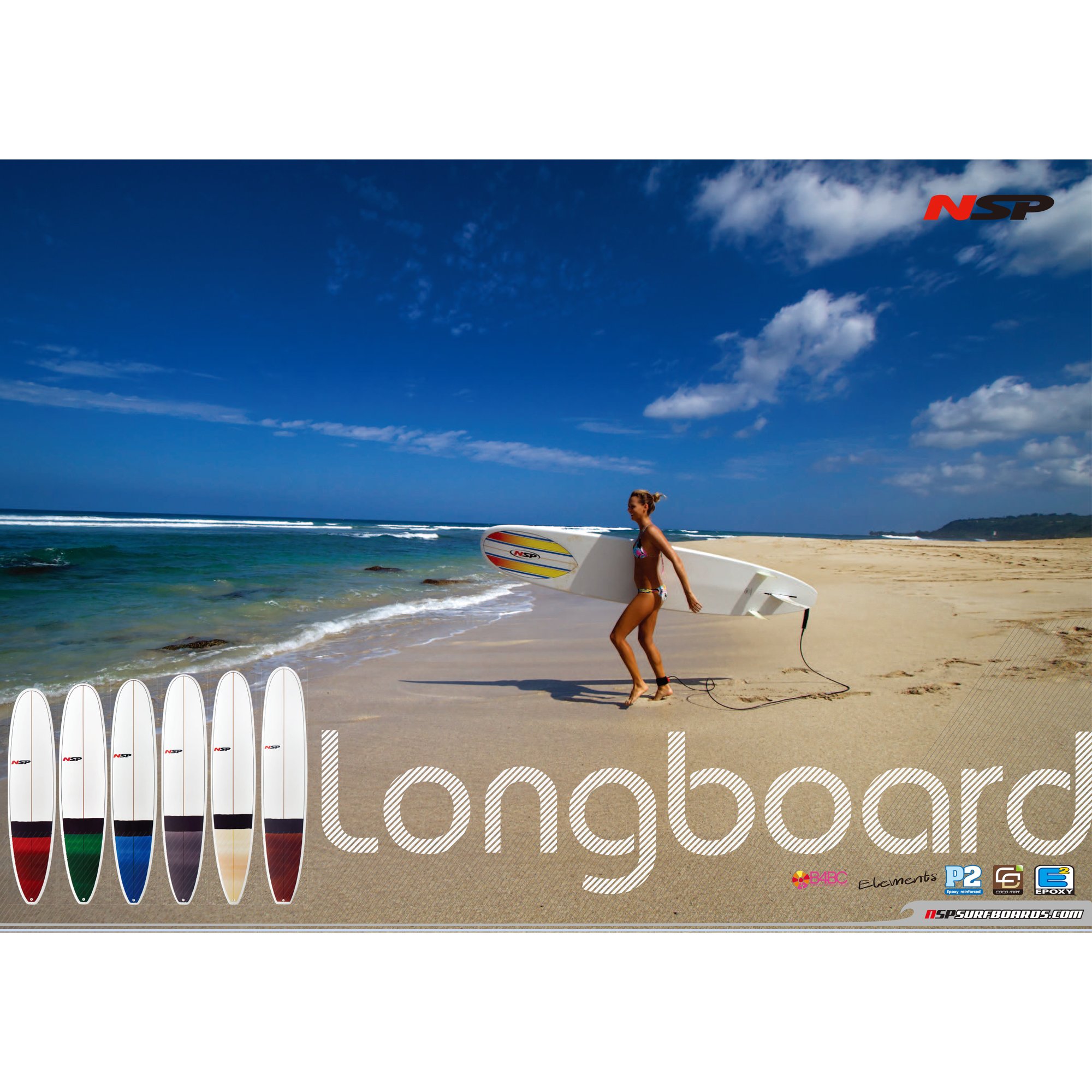 Amazon | NSP LONGBOARD 8'2