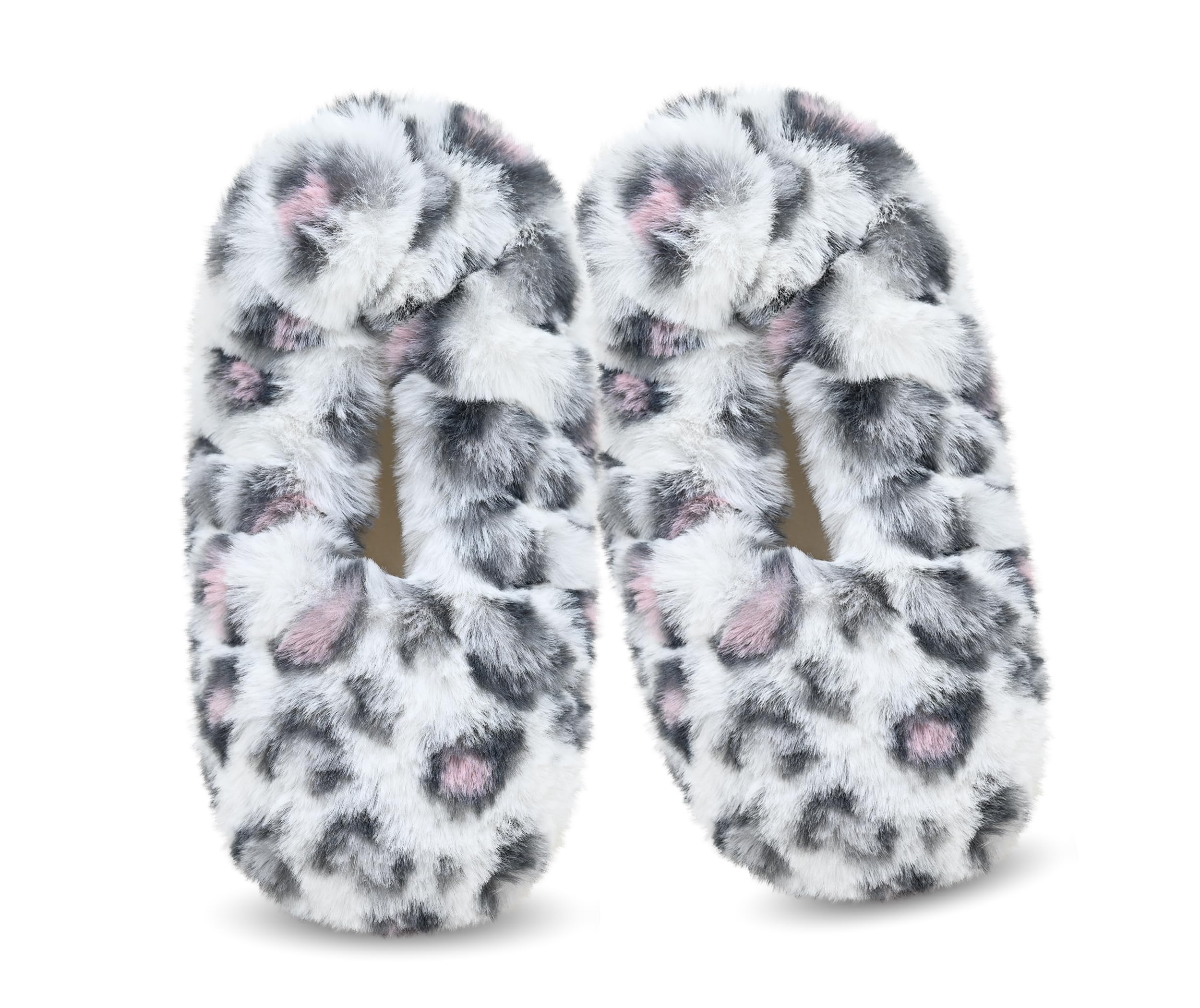 DICUIRD Womens Fleece Slipper Socks Non-Slip Grippers Indoor Slippers