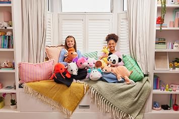 Hug-A-Lumps Lobster (Medium) Lenny by ZURU, Cuddly Squishy Weighted Plush