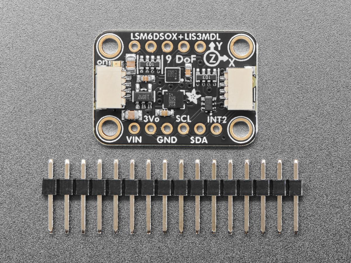 Adafruit LSM6DSOX + LIS3MDL, Präzisions-IMU, 9 DoF, STEMMA QT/Qwiic, 4517
