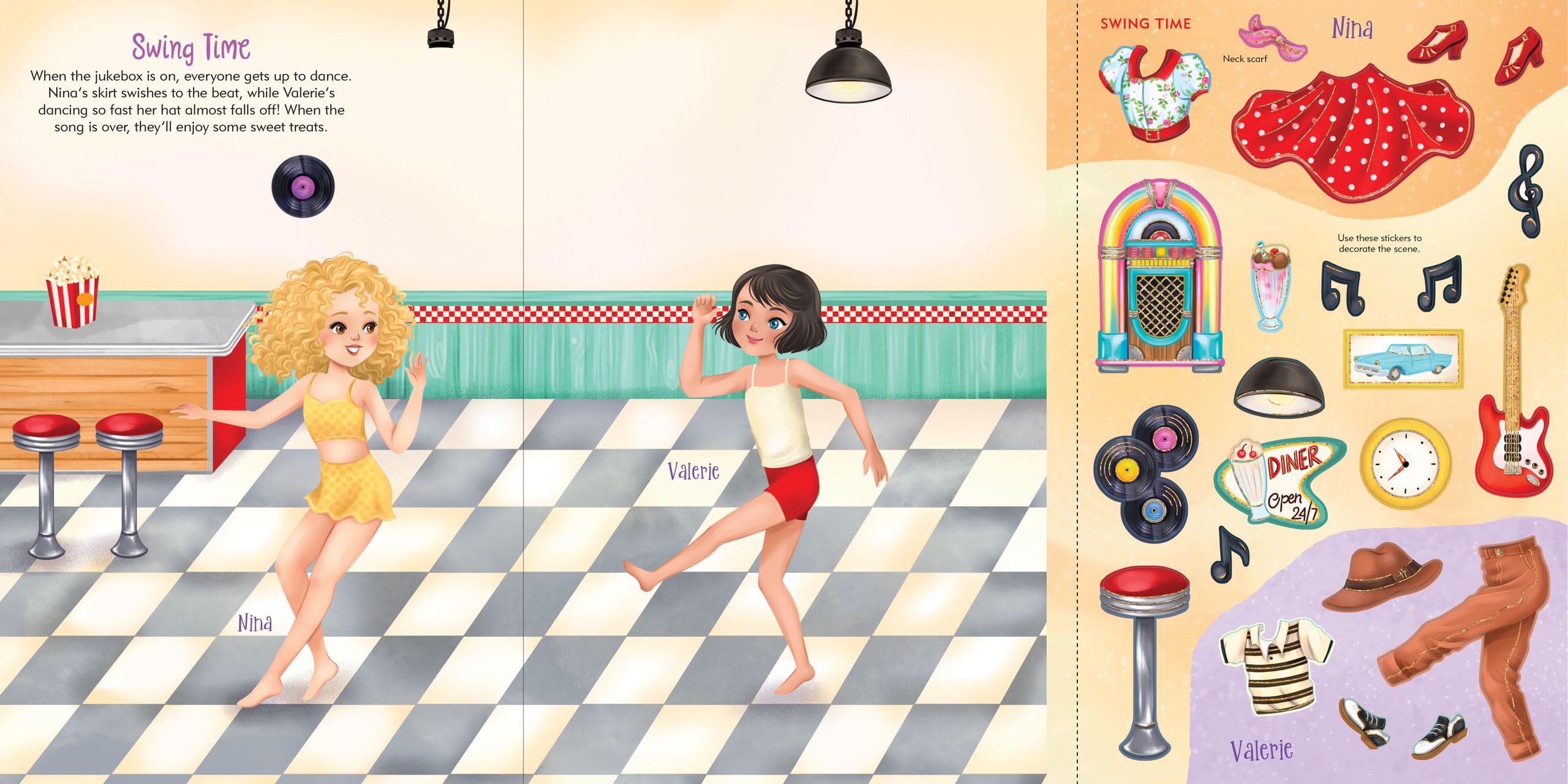 Dancers Sticker Doll Dress-Up Book - Image 3