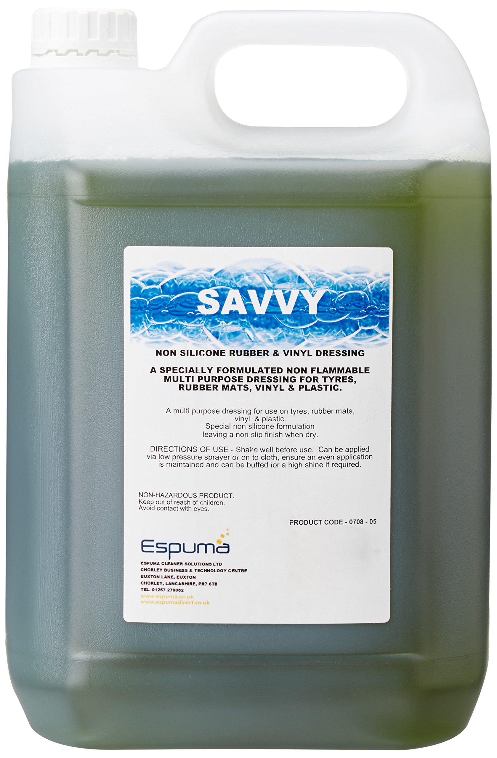 Espuma Tyre Dressing - Savvy Standard - 5 Litre - 0708-05