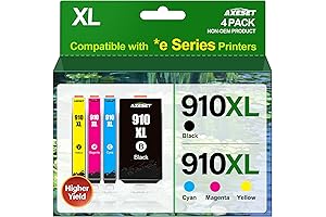 HP OfficeJet Pro 8030 Ink Cartridges: 910XL Combo Pack for HP Printers