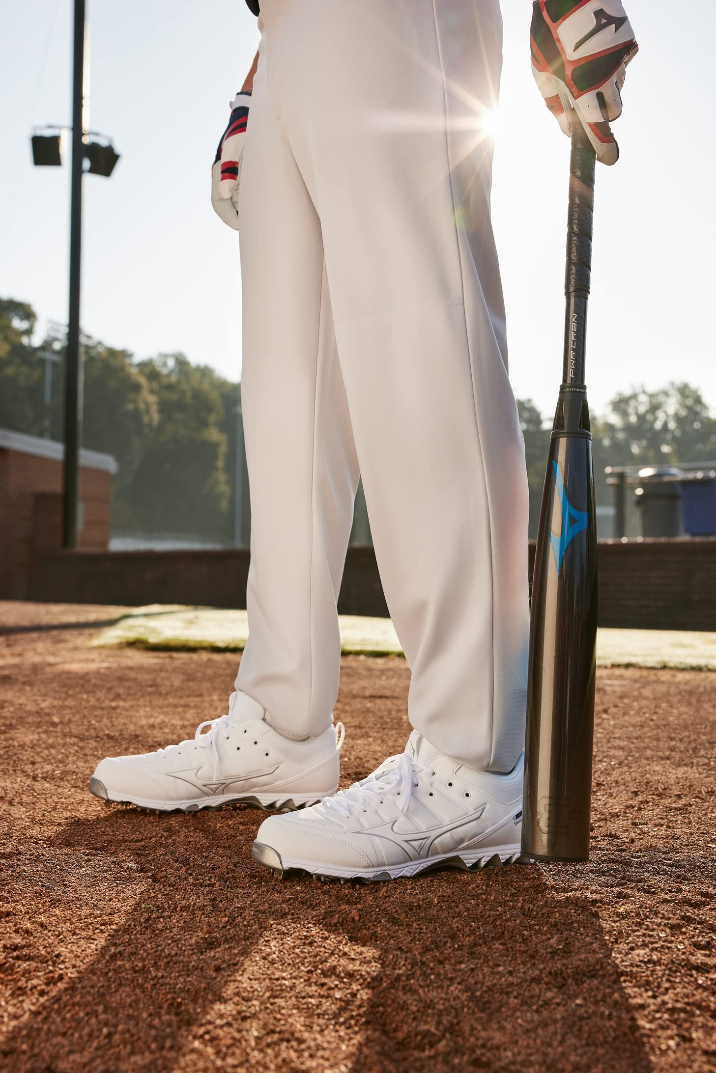 Mizuno 9-Spike Ambition 2 9-Spike - Tacchetta da Baseball in Metallo da Uomo 9 1/2 (0950) Uomo