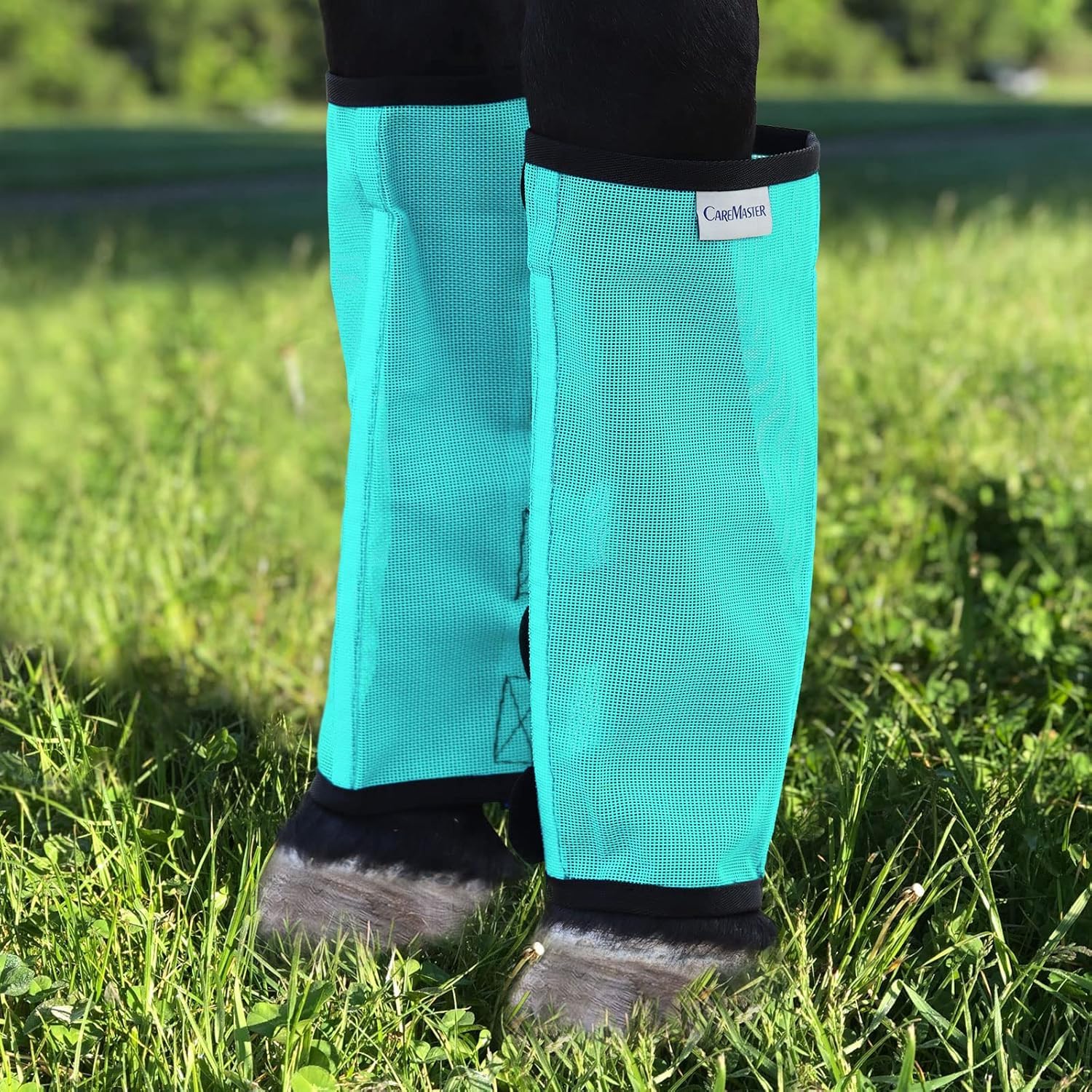 RAHYMA Bottes de Sabot de Cheval Robustes et durables isoler l'eau Sale Portable Protection des Chevaux en Caoutchouc épais for Sauter des Fournitures d'entraînement équestre, S/1060 (Size : Medium