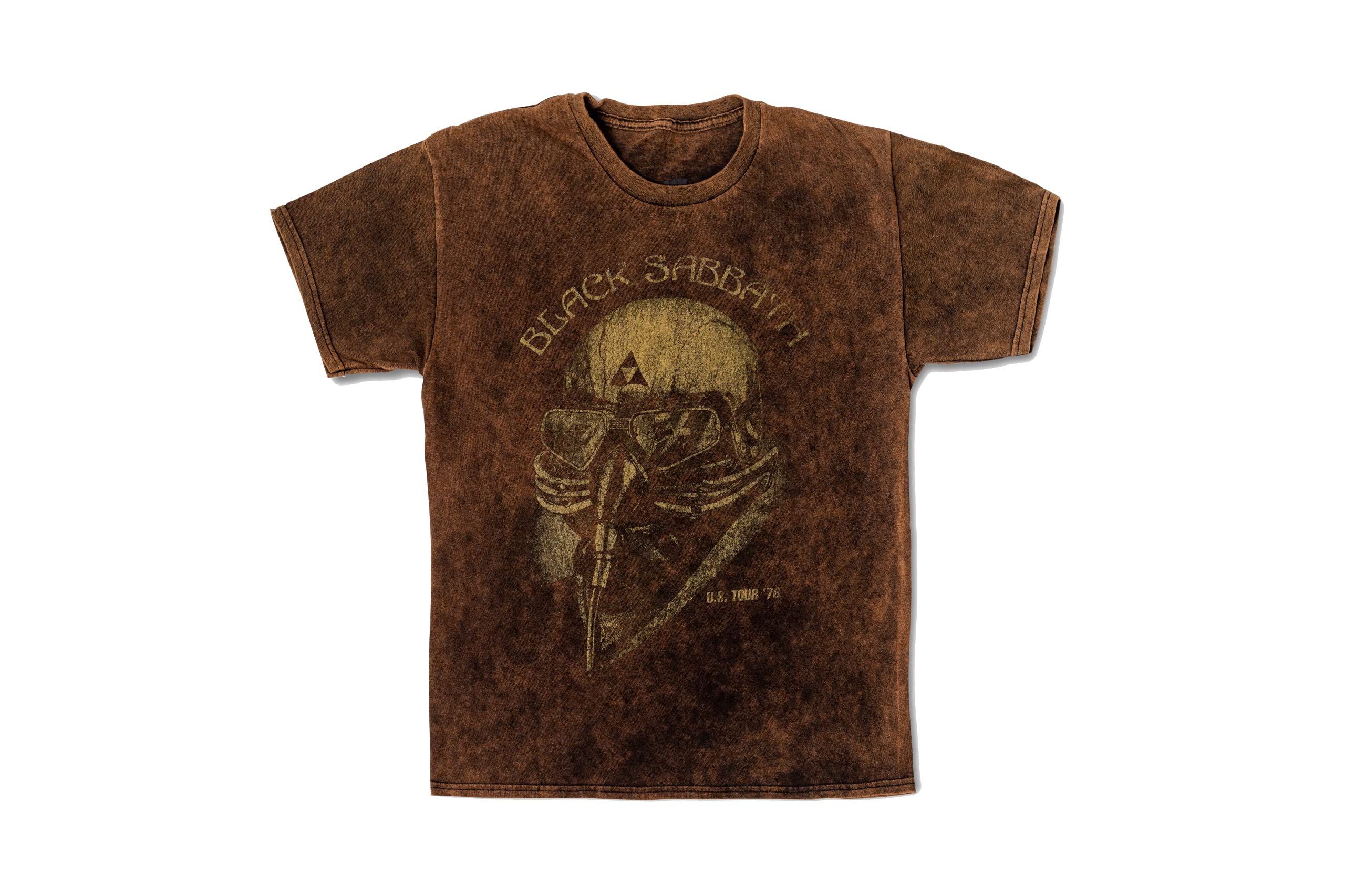 Black Sabbathunisex-adult Black Sabbath Us Tour 78 Washed Tee Shirt