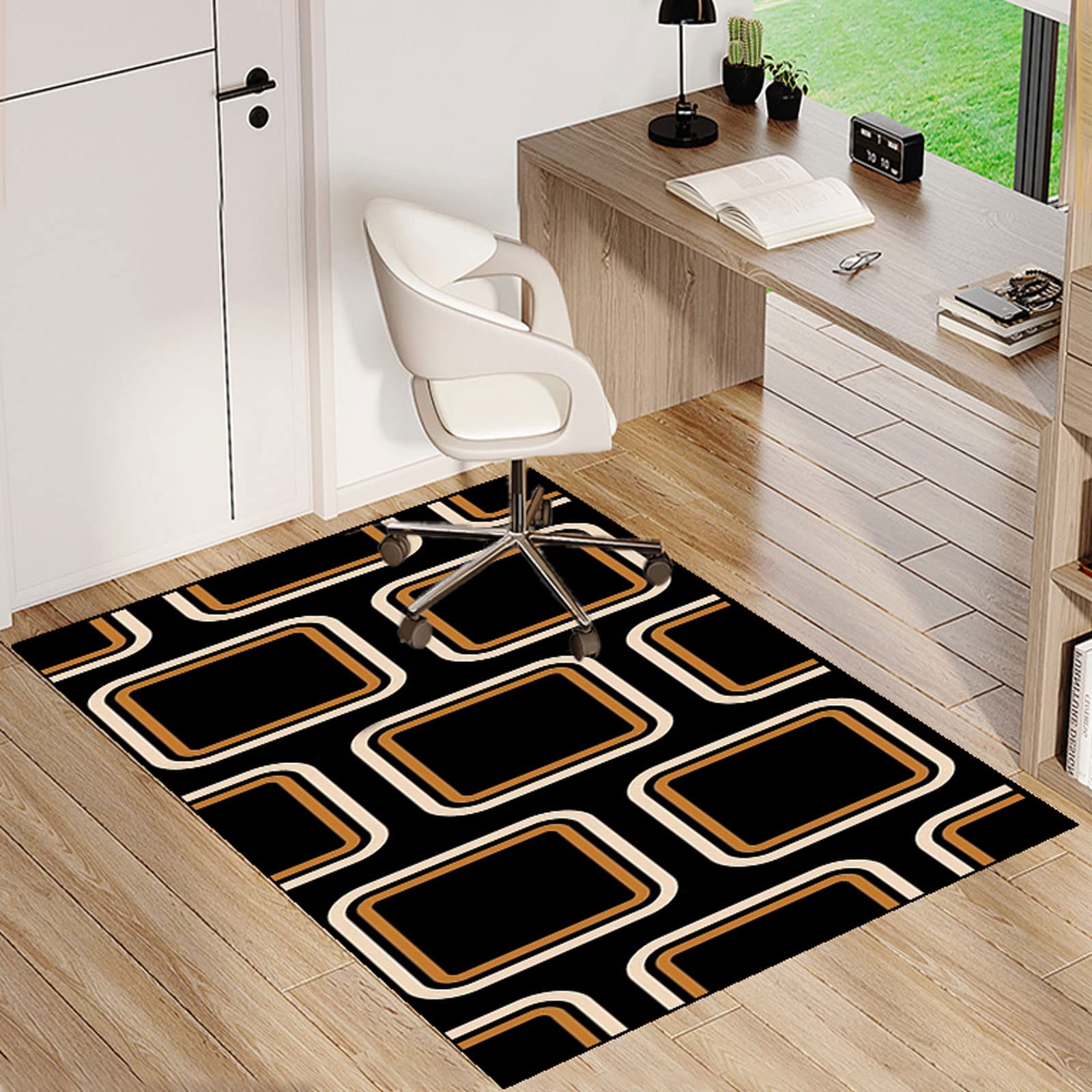 Single tree forest Chair Mat For Carpeted Floor For Office Chair Floor Mat Anti Slip Multi-Purpose Protector Chair Carpet For Home And Office — image 1