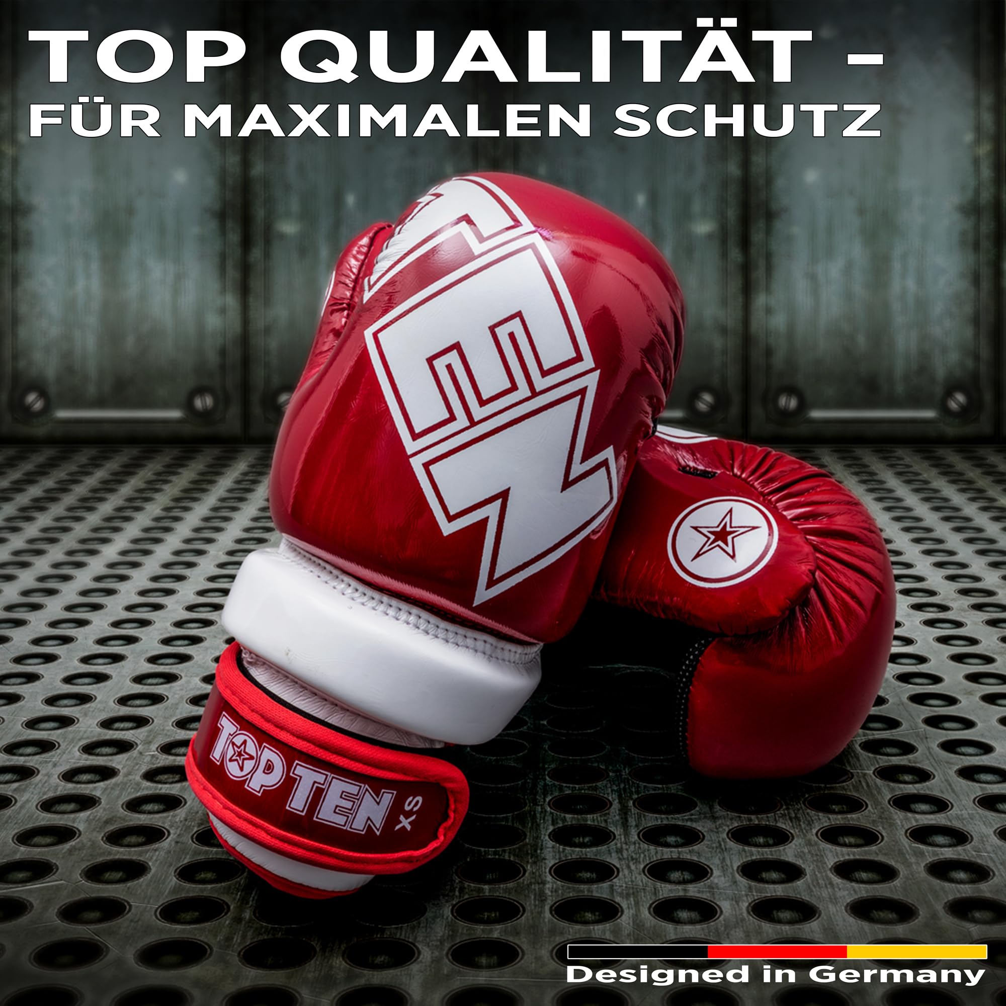 Pointfighter „Glossy Block“ - grün-Weiss, Gr. M