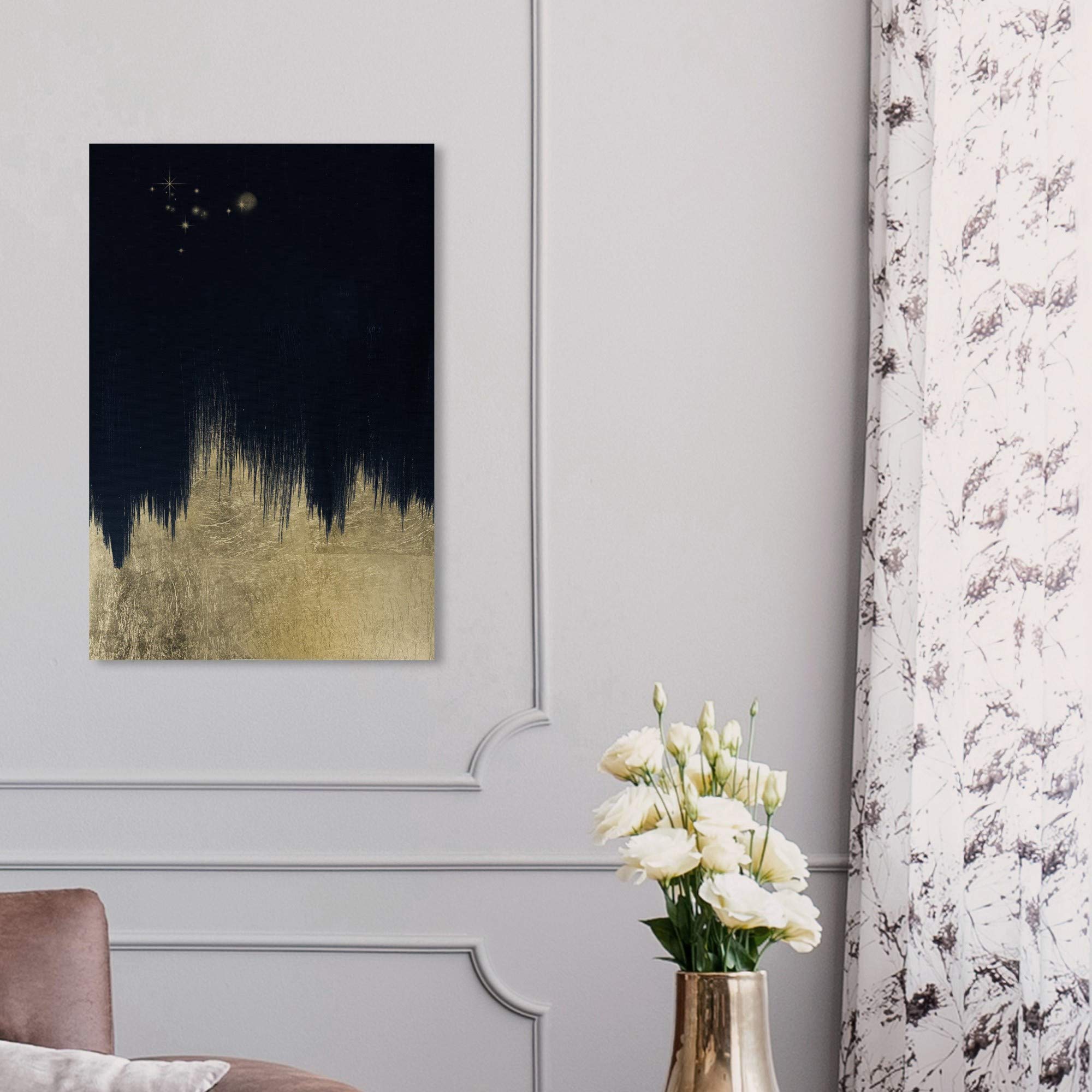 Oliver Gal☆NIGHT FOR STARS The Oliver Gal Artist Co. Impressões em tela abstratas para parede