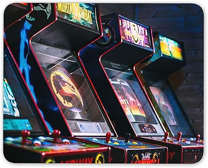 Amazon レトロなアーケードコイン投入口マウスマットパッド ジョイスティックのゲーマークールなコンピュータのギフト 160 Destination Vinyl Mats 家電 カメラ