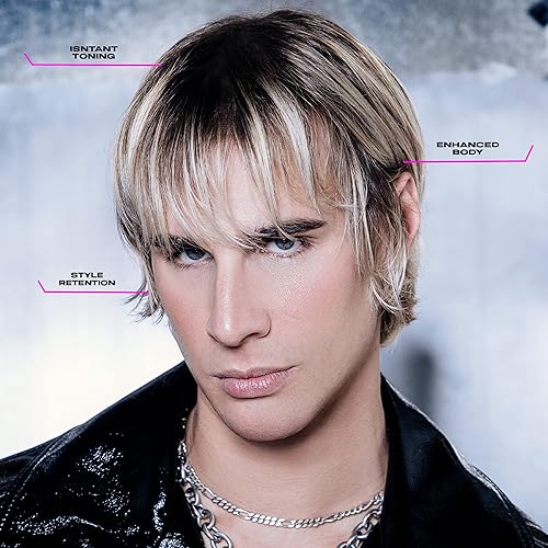 Miniatura 5 de XMONDO Hair Supernova - Champú y acondicionador tonificante rubio, 8 onzas líquidas cada uno y espuma sin enjuague, paquete de 6.7 onzas, fórmula