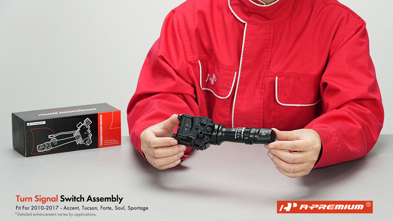 Replacement Windshield Wiper Switch For 2000-2005 Hyundai Accent - Wiper/Washer Switch With Intermittent