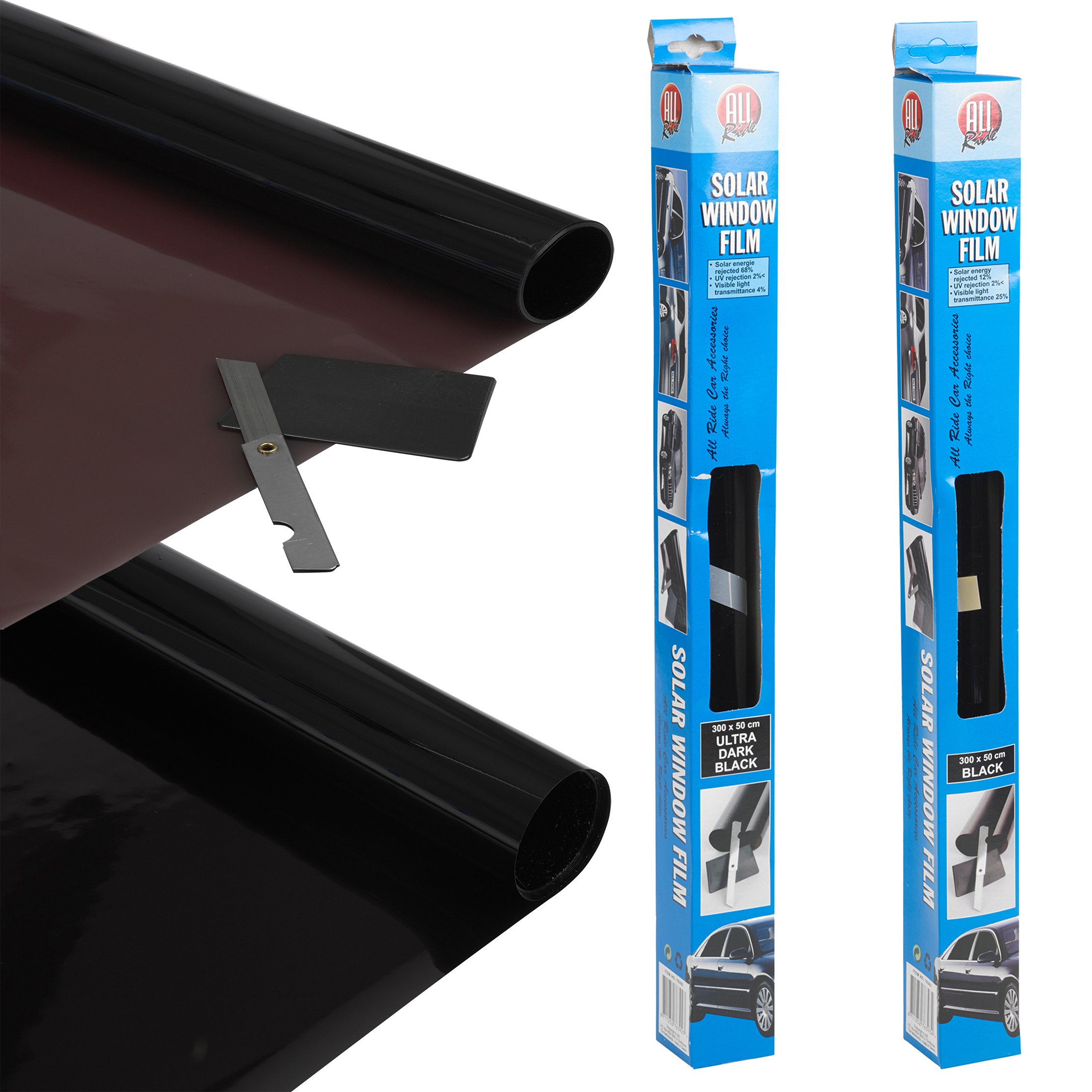 All Ride Black Car Window Tint Film 300X50cm
