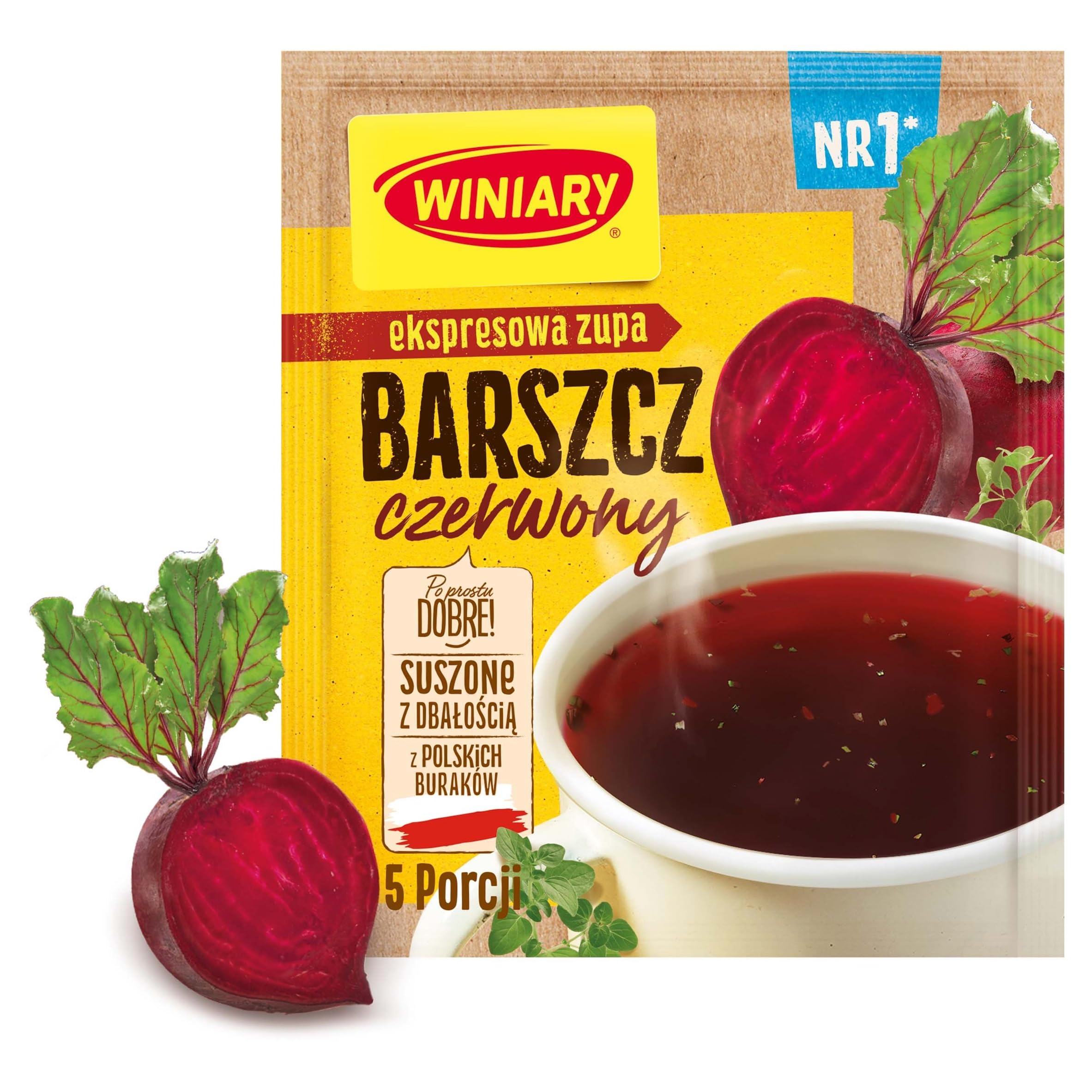 Winiary Barszcz Czerwony Instant 60gram Bag (3-Pack)