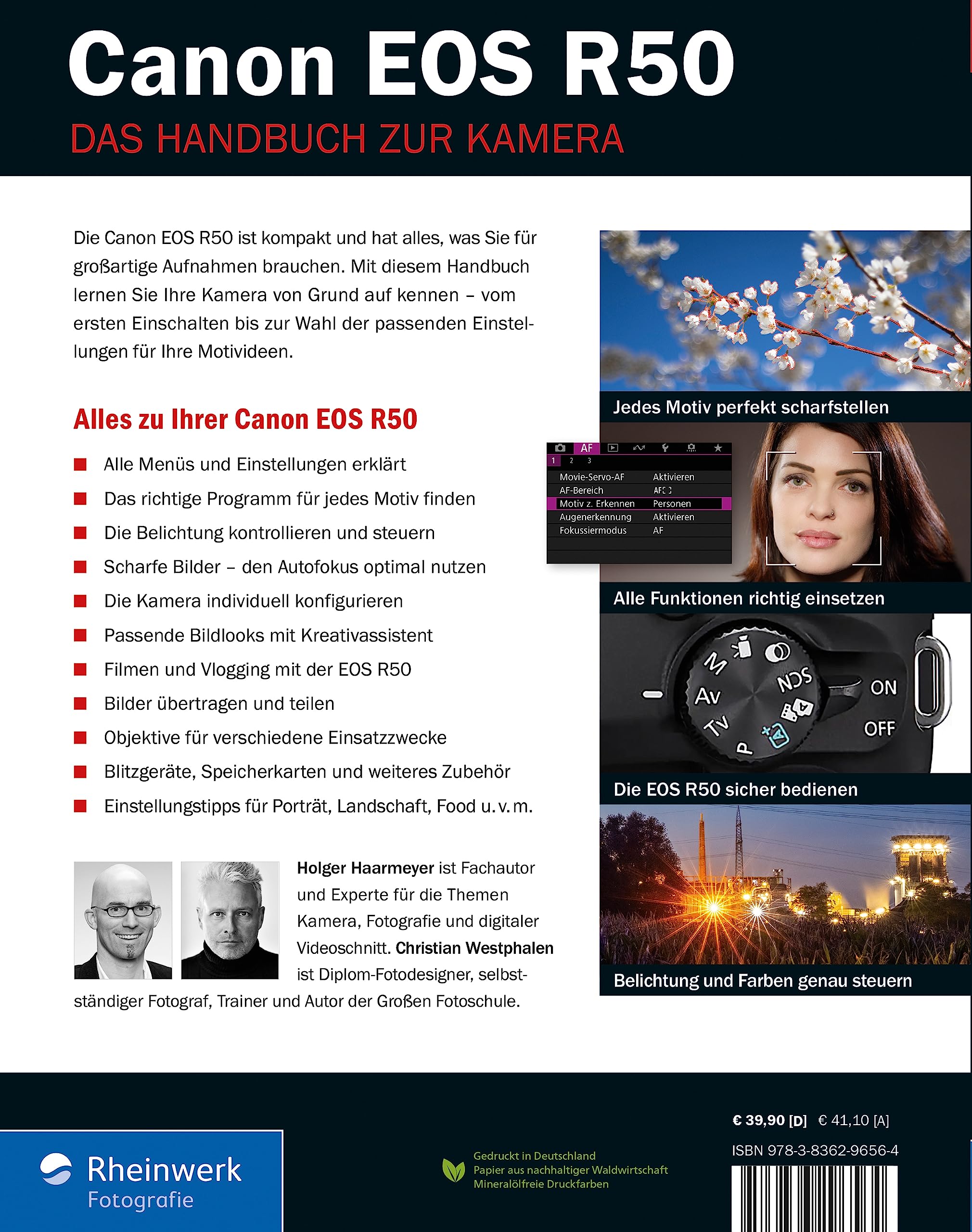 Canon EOS R50: Kreativ fotografieren und filmen mit der System-Kamera