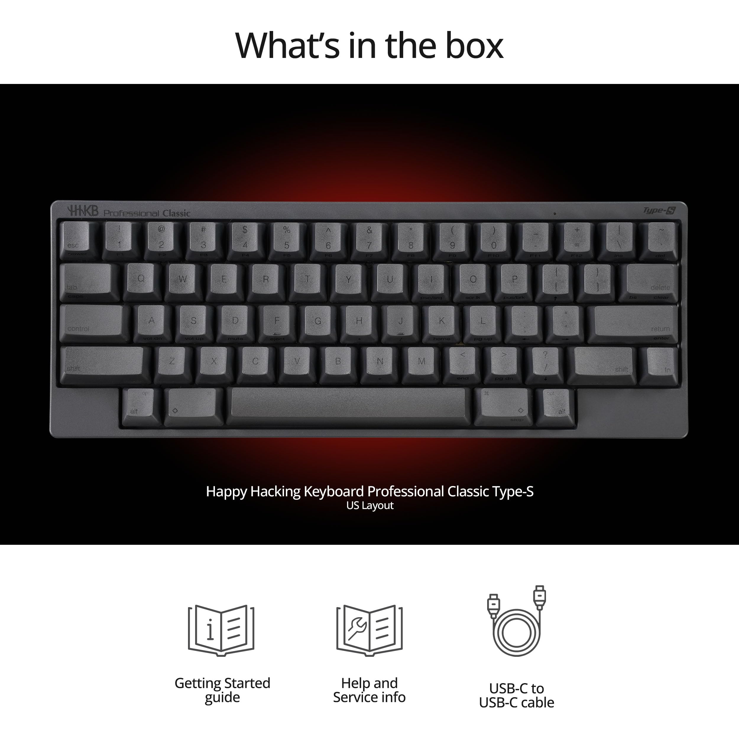 Amazon | HHKB - Happy Hacking Keyboard Professional Classic Type-S