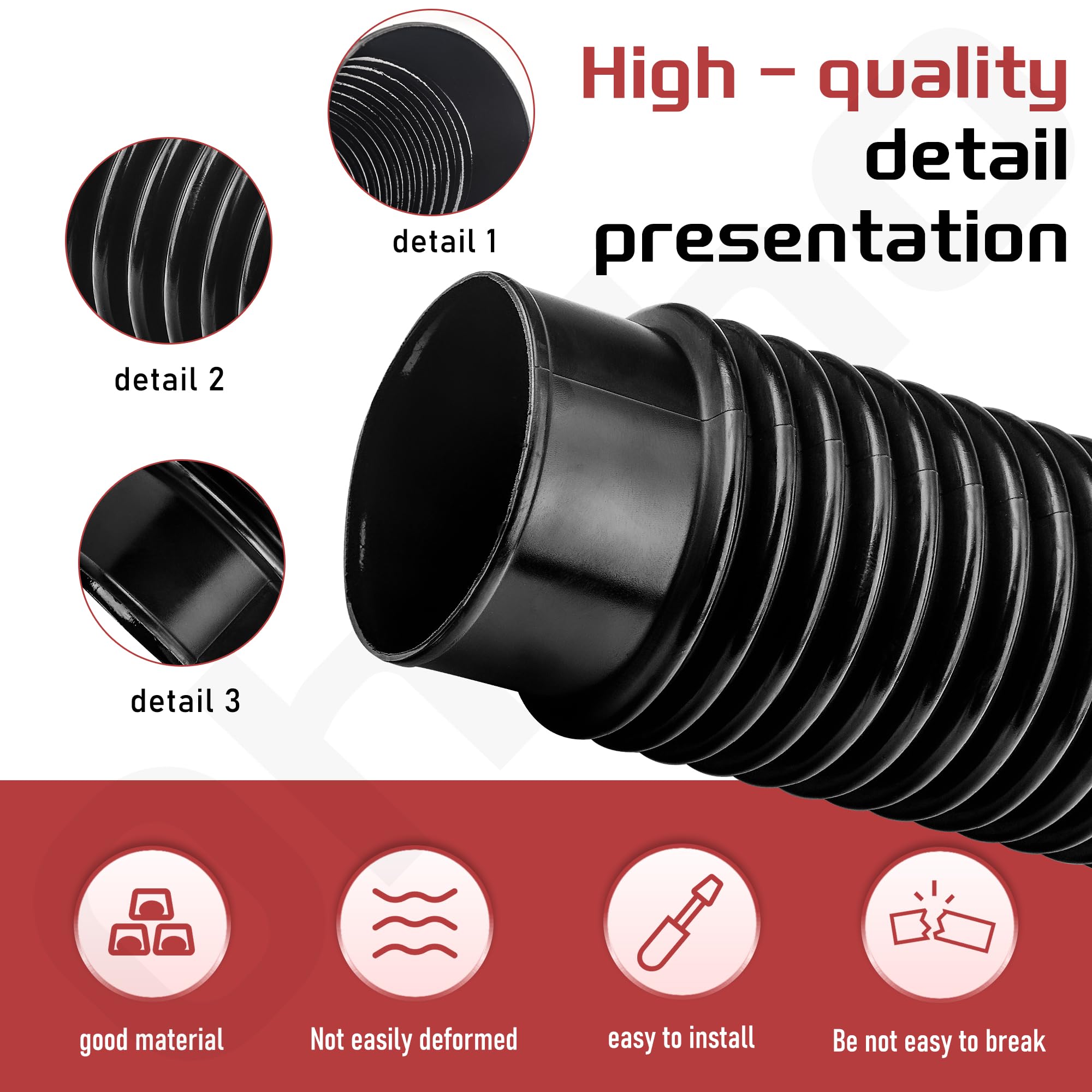 Ohoho E164000090 Tubo de soplador flexible - Compatible con Echo E164000090 EB770 EB770RT PB770H PB770T PB760LNH PB760LNT PB-770H, PB-770T, PB-760LNH, PB-760LNT
