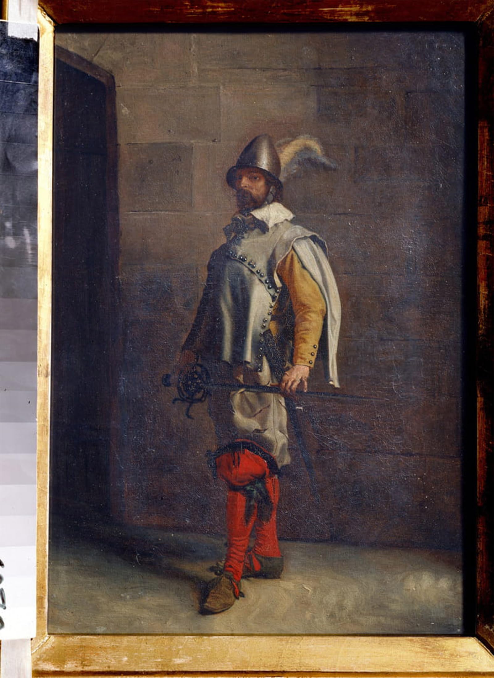 SERENDIPITP Retro Picture Poster Wall Art Pictures Painting French Protestant Huguenot Calvinist During the Wars of Religion by Jean Louis Ernest Meissonier for Wall Decor 60x90cm