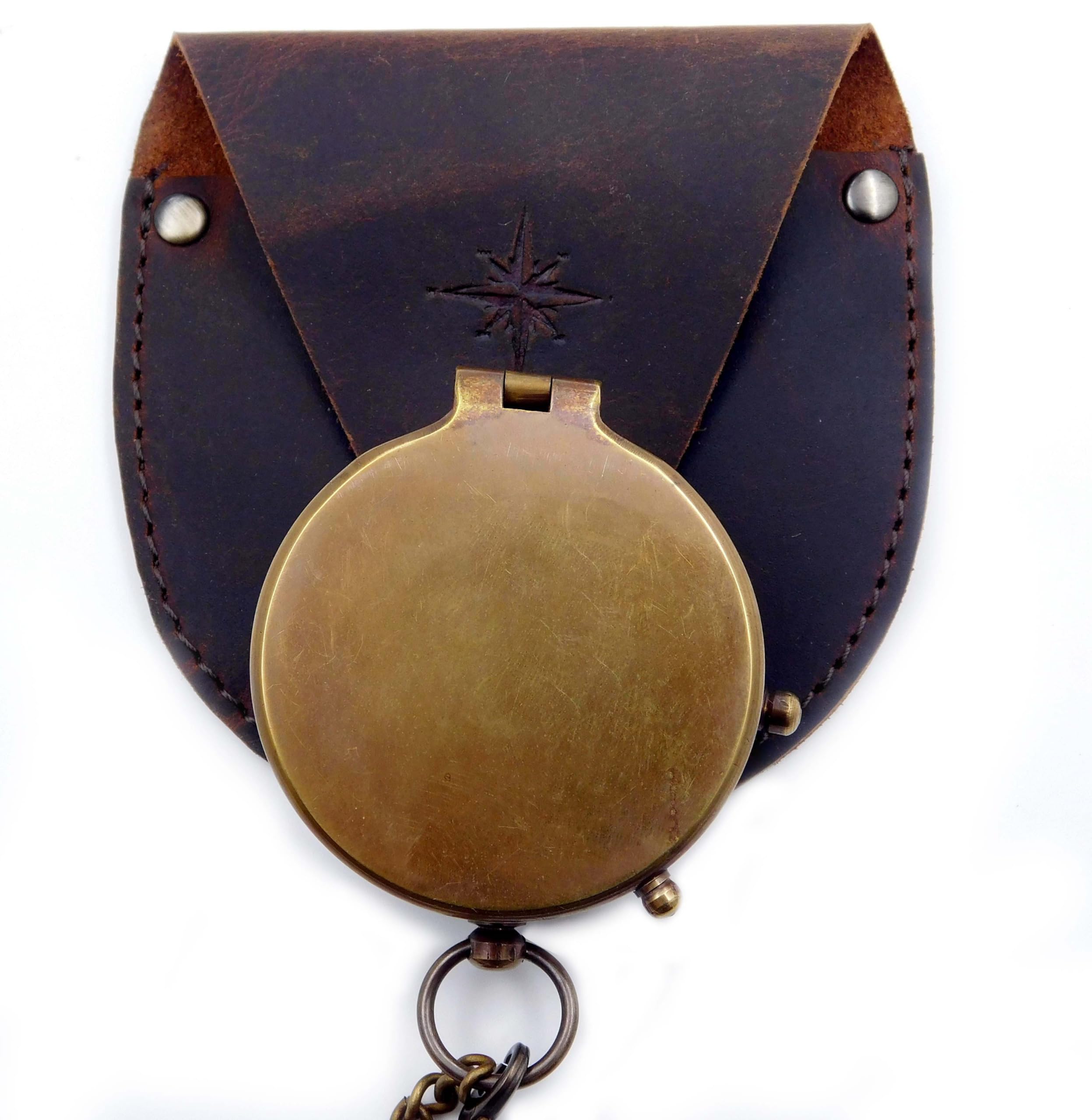 KHUMYAYAD - Brass Compass with Inspirational Saying for Son Inspirational Christian Religious Gifts Men Women Graduation Gift