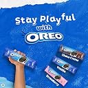 Oreo Cadbury Vanilla Flavour Crème Sandwich Biscuit, 113.75 G, Pack Of 10 X 113.75 Grams gallery image