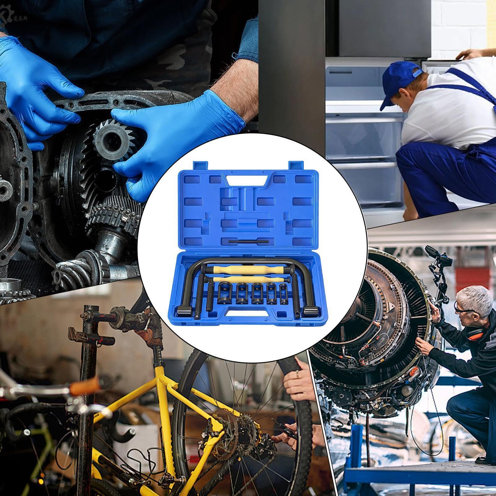 Kit di per riparazione auto con molla valvola | Piccolo motore valvola molla compressore strumento per pick-up moto veicoli rimorchio RV berlina