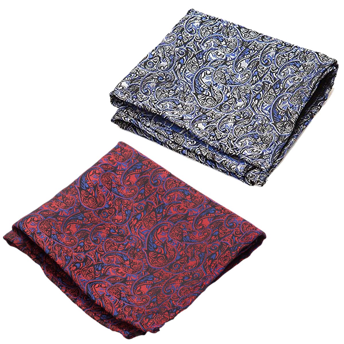 Combo of VIBHAVARI Men's Pocket Squares - Pack of 2