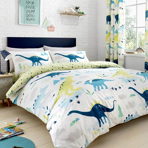 Bedlam Glow Dinosaur Bedding Set