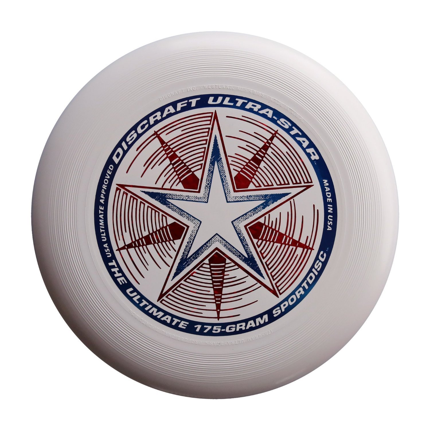 Discraft 175g Ultrastar Frisbee - White