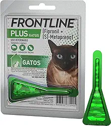 Frontline Antipulgas e Carrapatos Plus para Gatos, verde, Tamanho único