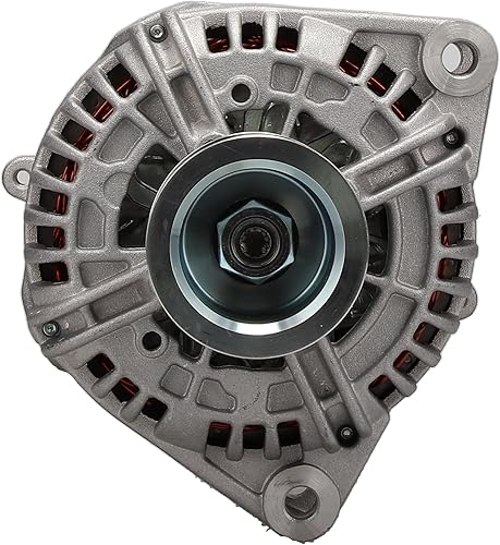 RAREELECTRICAL Nuevo alternador de 24 V 100 amperios compatible con John Deere 130G 160G 210G 290G 380G 0-124-655-190