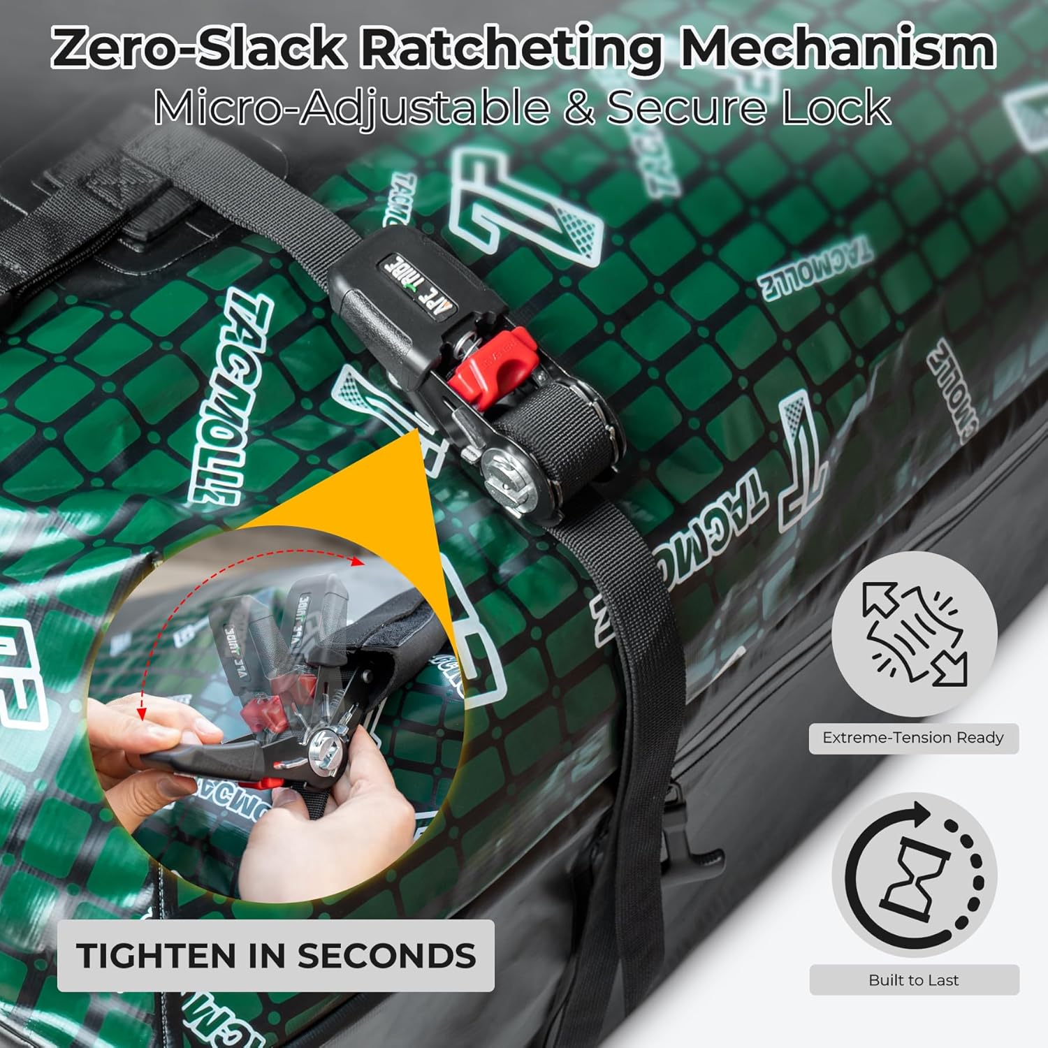 Soft Shell Car Rooftop Cargo Carrier 21 Cubic Feet Waterproof Car Roof Top Bag Roof Rack Luggage Cargo Storage for Universal Vehicles with/Without Rack Include Tie-Down Straps