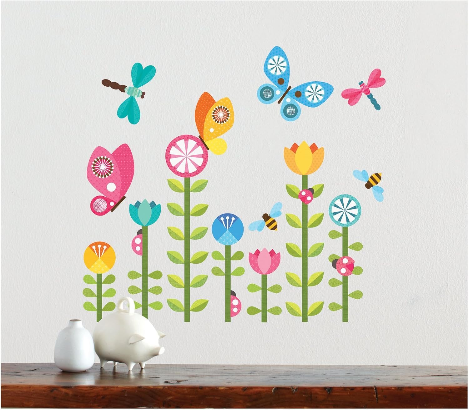 Petit Collage Wall Decal, Butterflies by Petit Collage