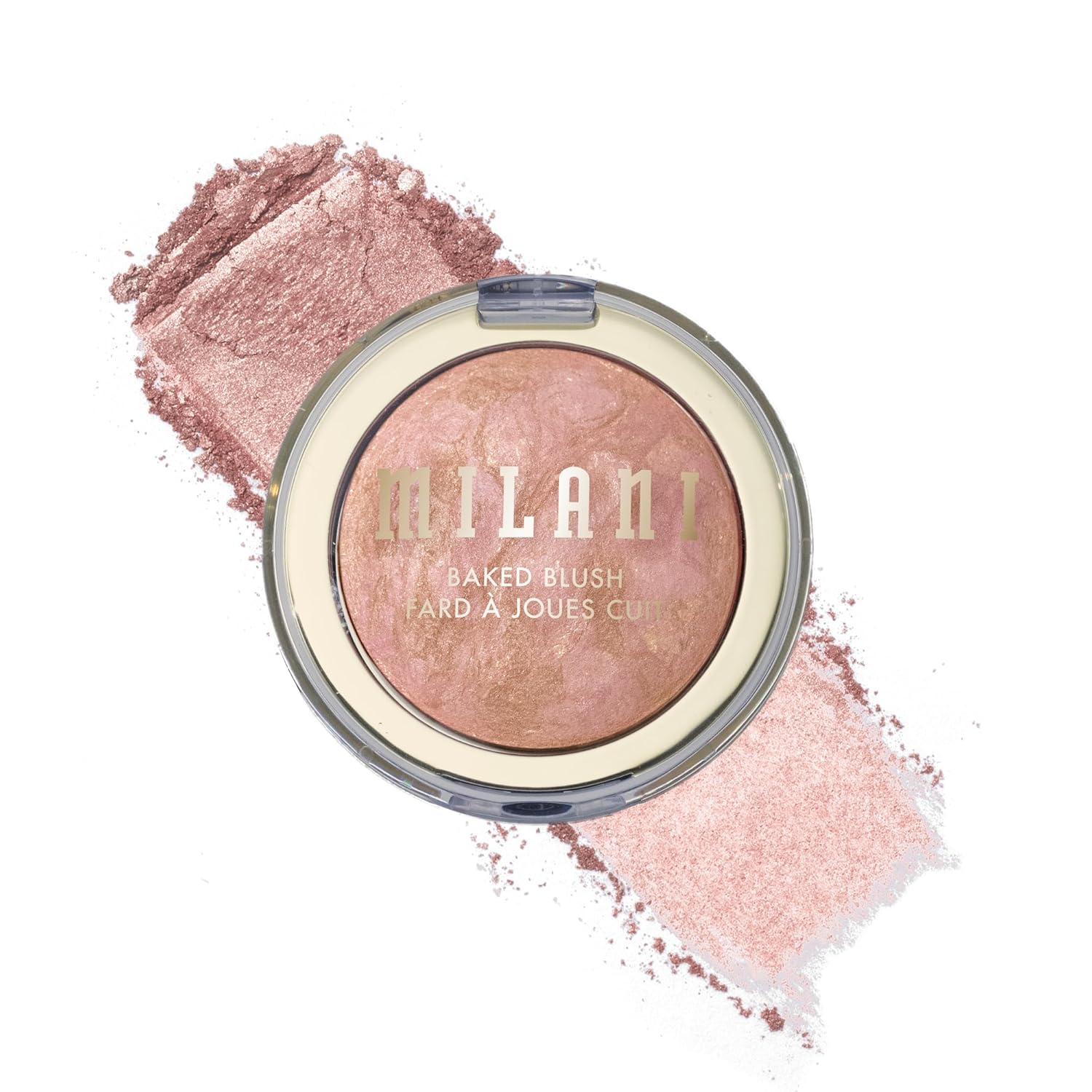 Milani Baked Blush, Updated Powder Blush for Cheeks, Cruelty Free Makeup - Shape, Contour & Highlight Face for a Shimmery or Matte Finish - Berry Amore