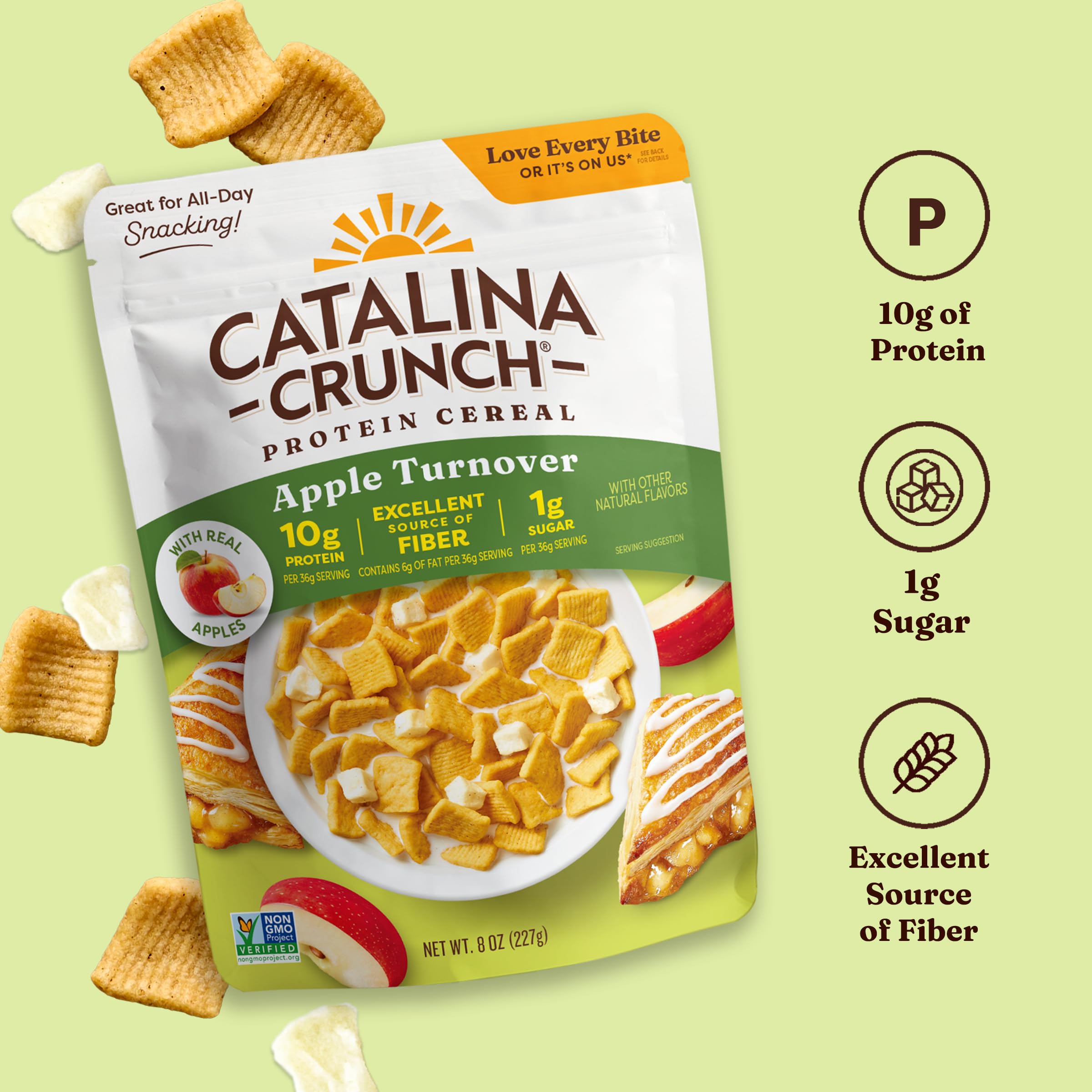 Catalina Crunch Protein Cereal - Breakfast Cereal with 10g of Protein No Added Sugar - Gluten Free - — view 3