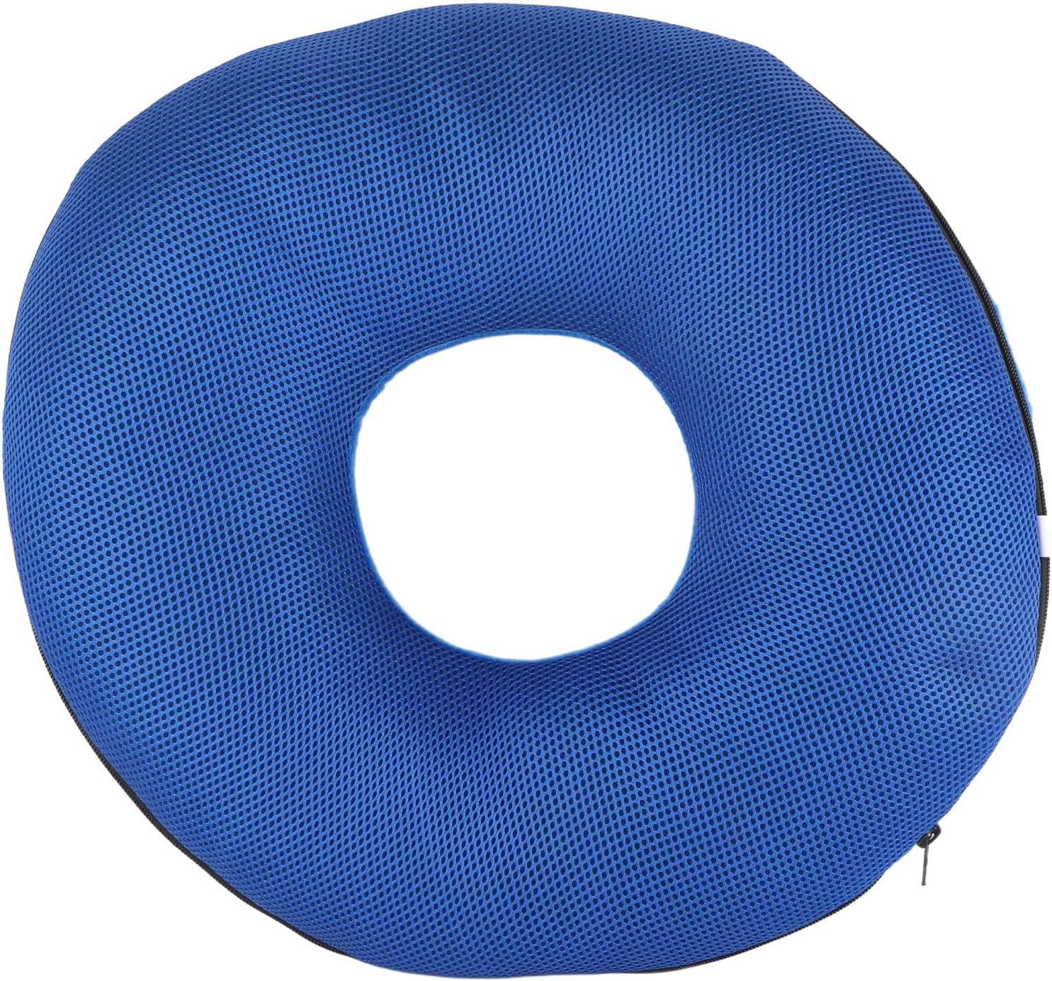 Donut Pillow Dark Blue, Bed Sore Cushion, Soft Breathable Detachable Elasticity Inner Sleeve, Hemorrhoid Pillow for Long Term Bedridden Elderly, Postoperative