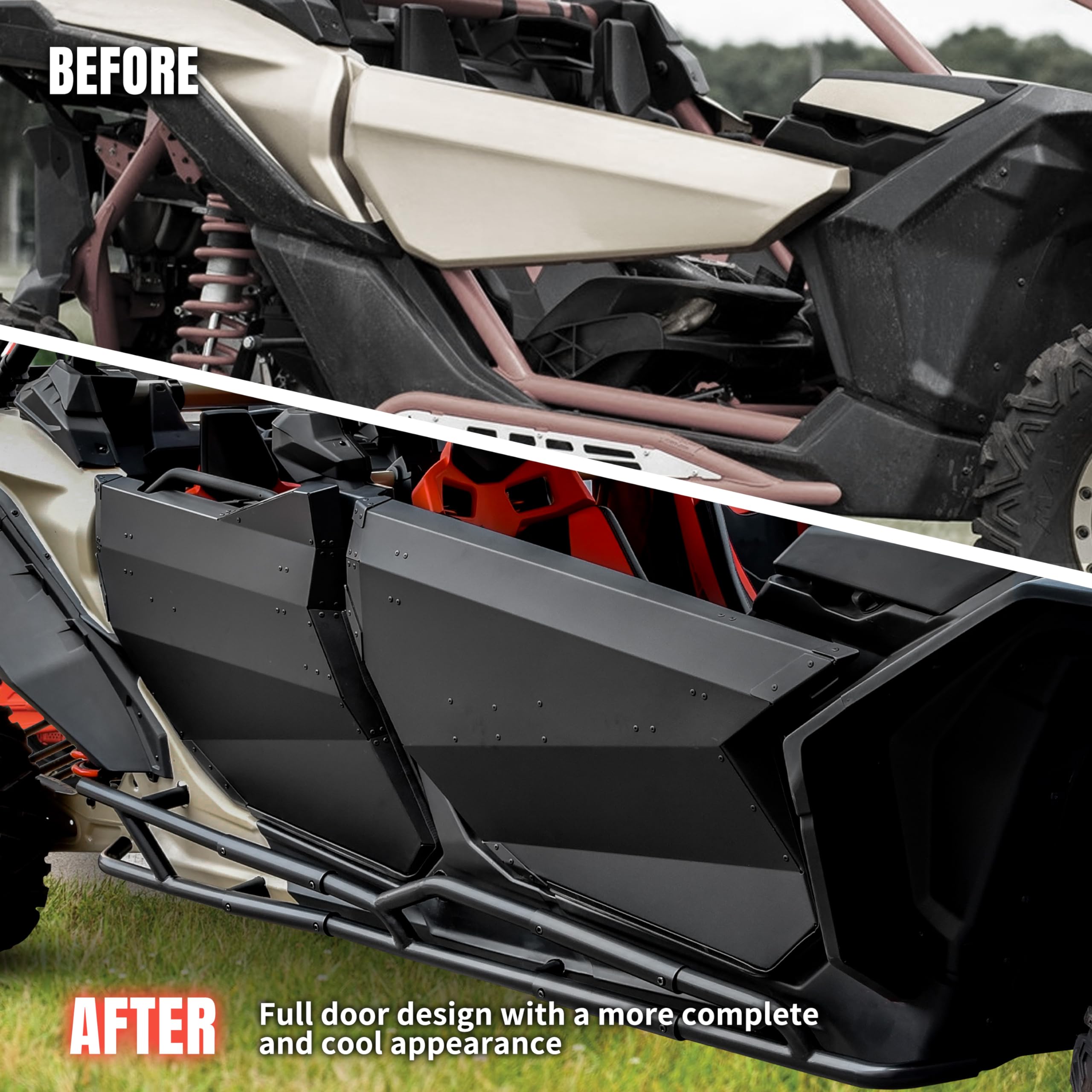 Amazon.com: KATIMOTO Front Aluminum Full Doors for Can Am Maverick
