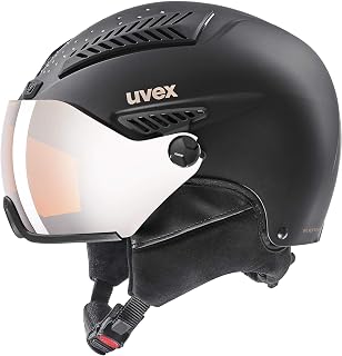 uvex Hlmt 600 Visor - Ski Helmet for Men and Women - Visor - Individual Fit - wmn Black Matt - 55-57 cm