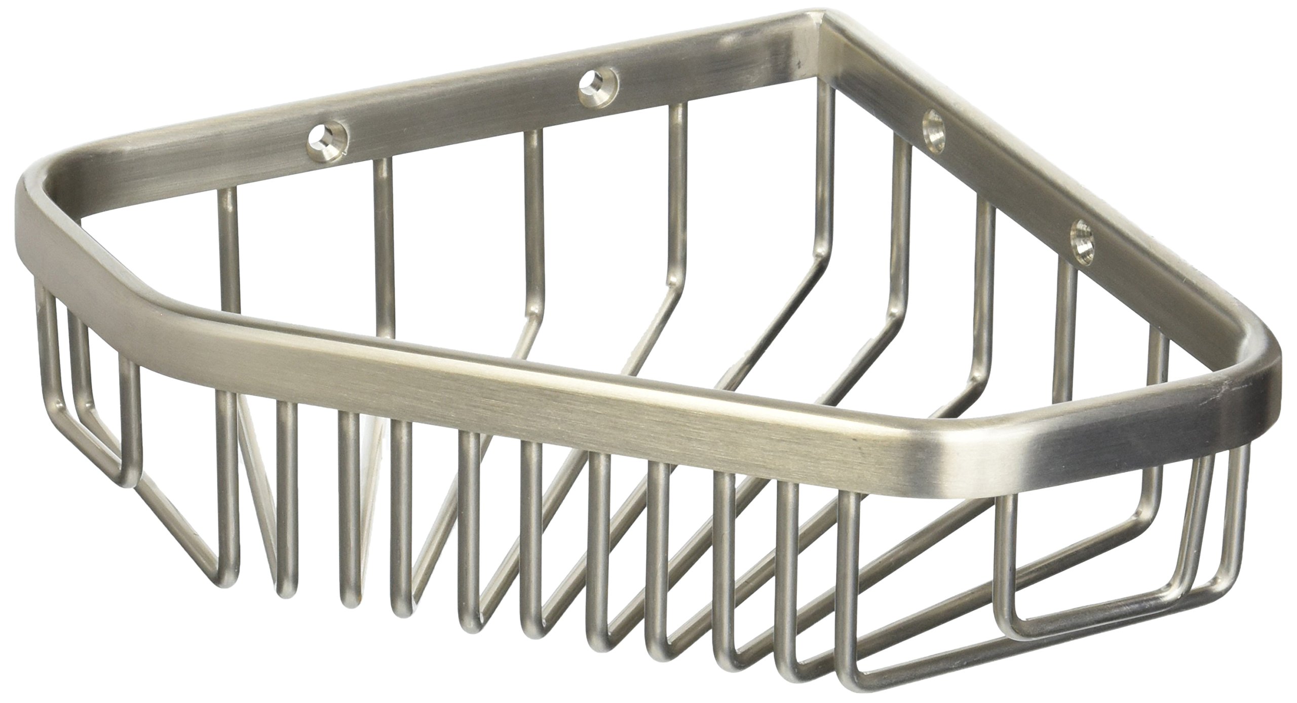 Deltana WBC6353U15 6Inch Corner Pentagon Wire Basket Shower Caddies