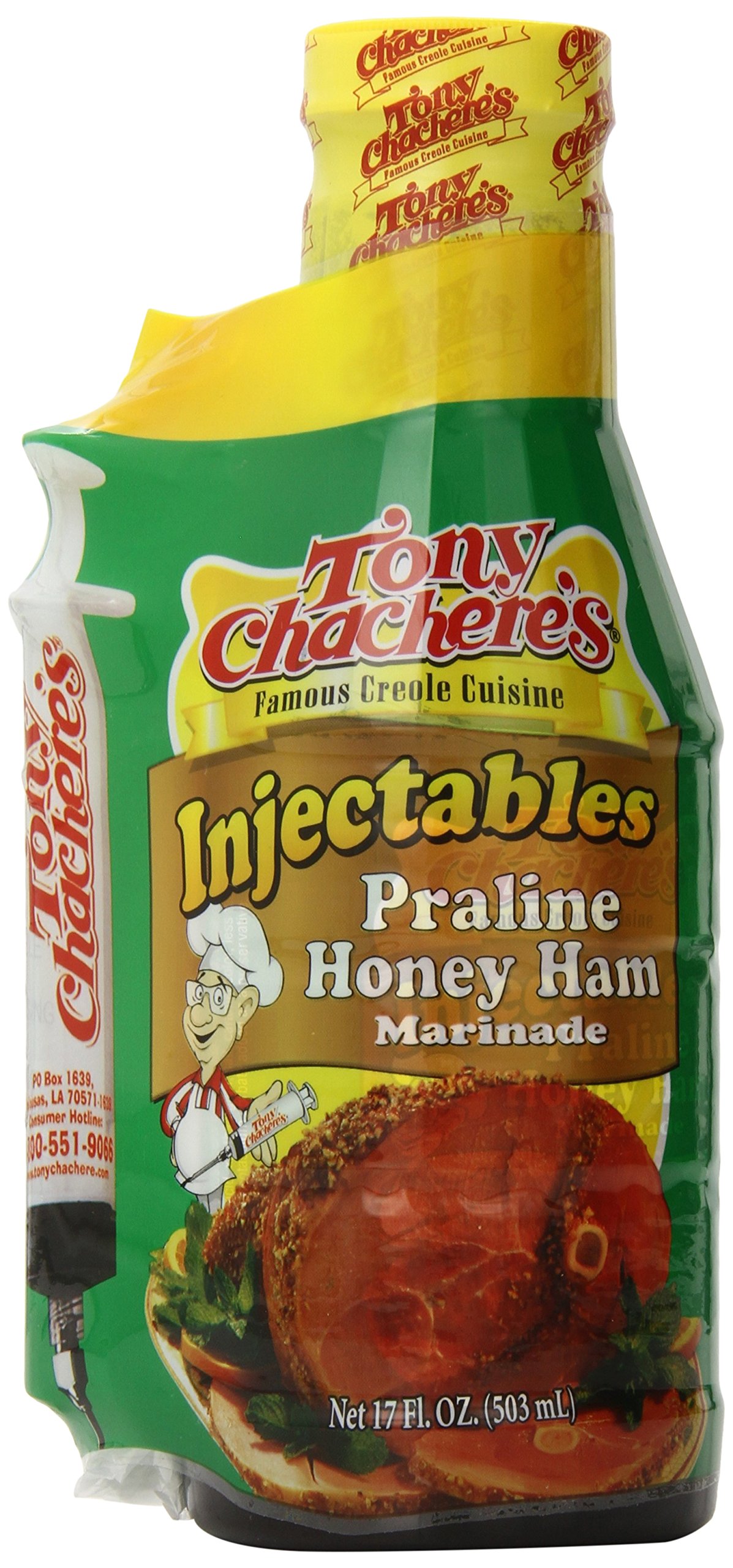 Tony Chachere Marinade Injectable, Praline Honey Ham