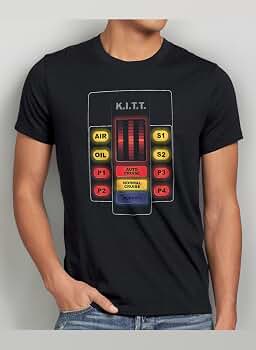 Style3 K.I.T.T. Encounter T-Shirt Da Uomo Michael Knight 2000 Black Rider