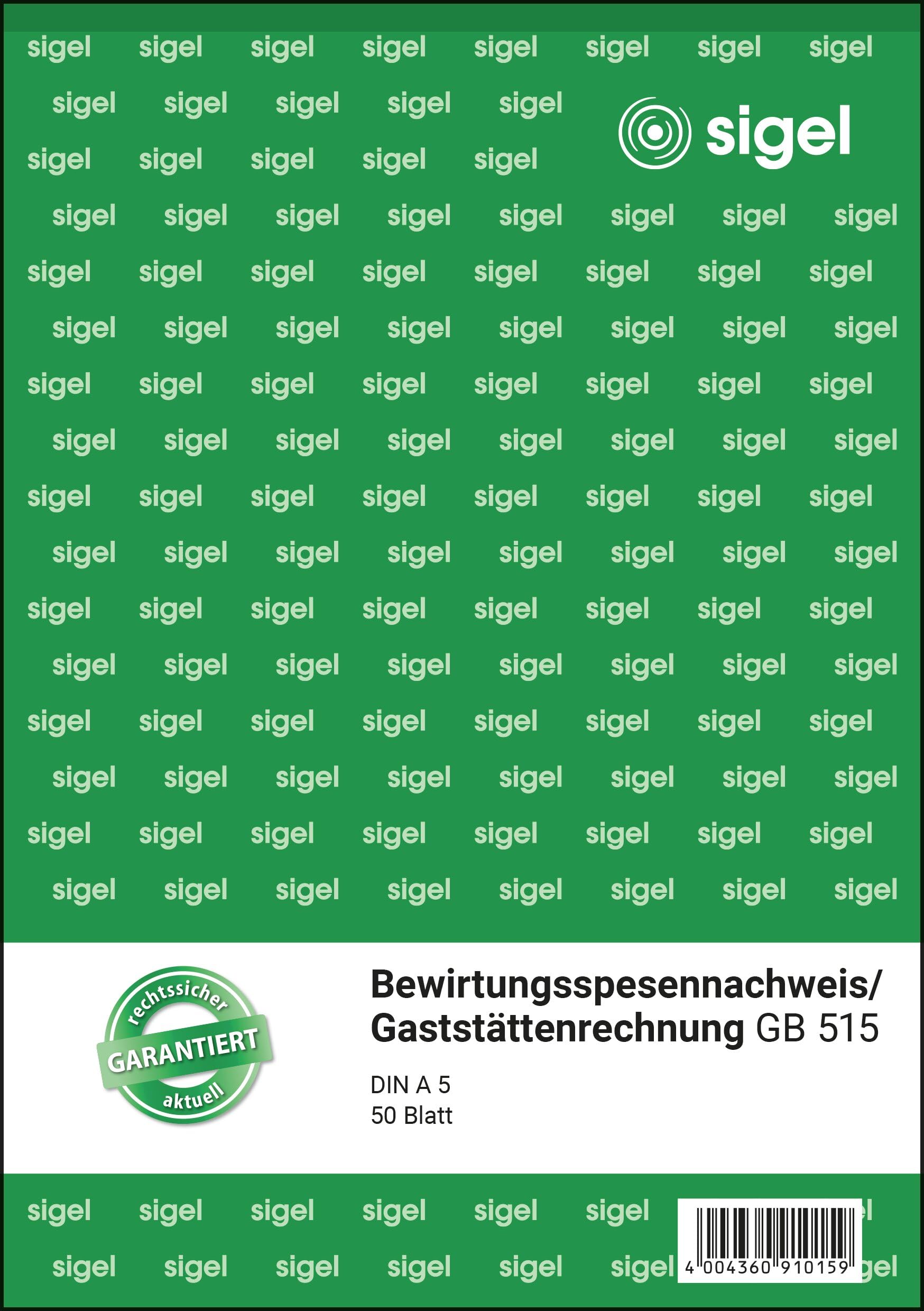 SIGEL GB515 A5 2-Sided Entertainment Project (50 Sheets)