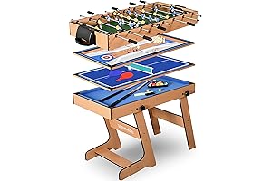 SereneLife 8-in-1 Multi Game Table: The Ultimate Entertainment Hub for Family and Friends