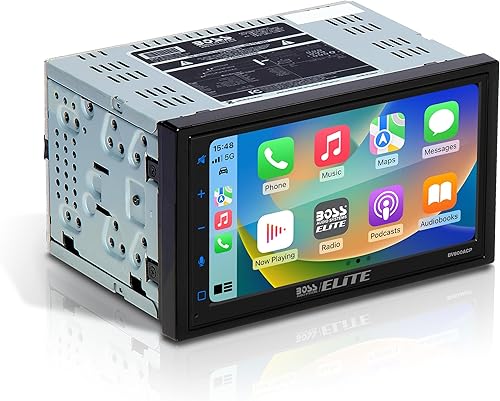 BOSS Audio Systems BV800ACP - Receptor de video para automóvil de 6.25 pulgadas, Bluetooth, USB, Android Auto, Apple CarPlay, 3 años de garantía