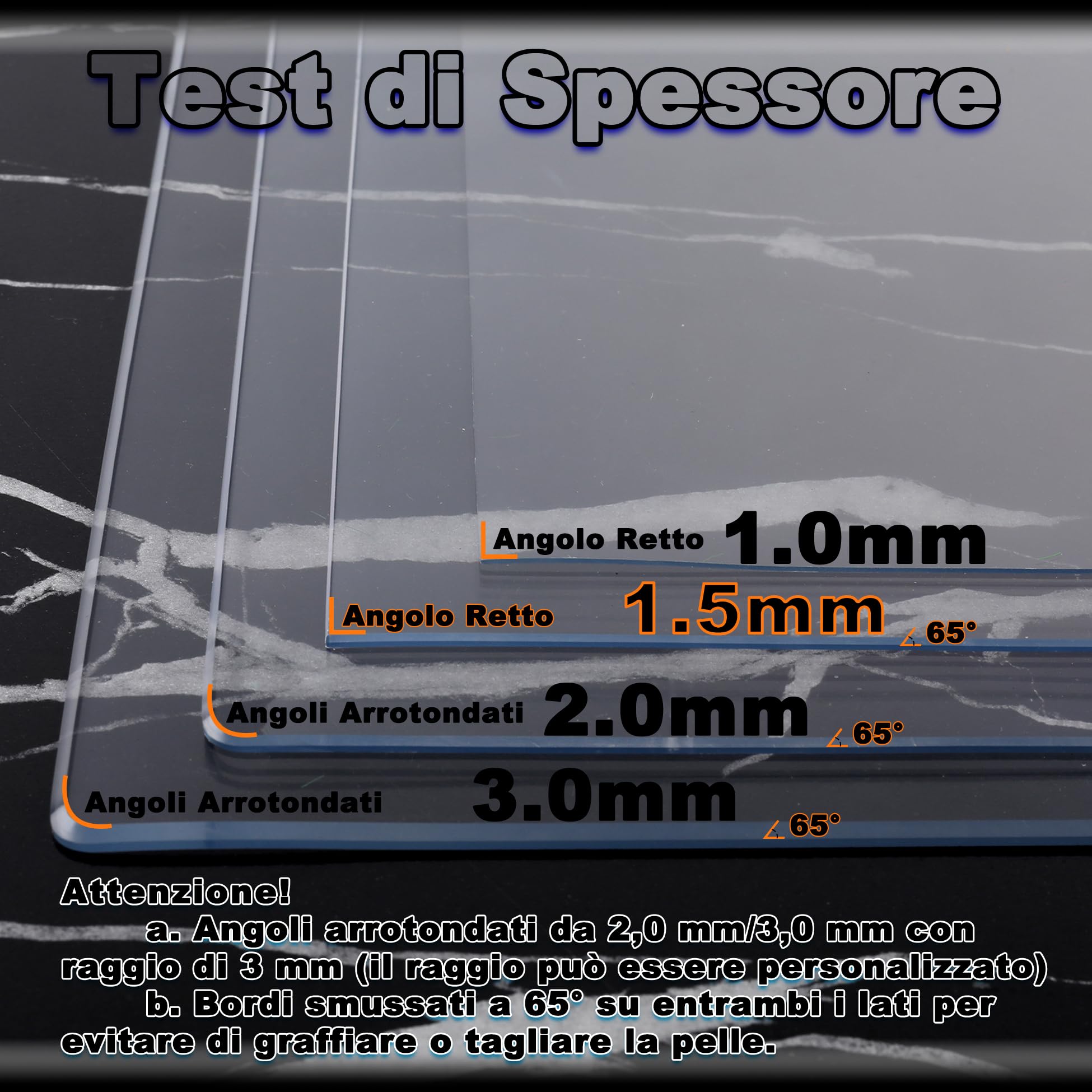 Tovaglia Plastificata Trasparente 95x170cm, Pvc Impermeabile e Antimacchia Lavabile,Protezione Tavolo Trasparente Riutilizzabile Copritavolo Per Tavoli di Ristoranti/Bar, Trasparente 1.5mm