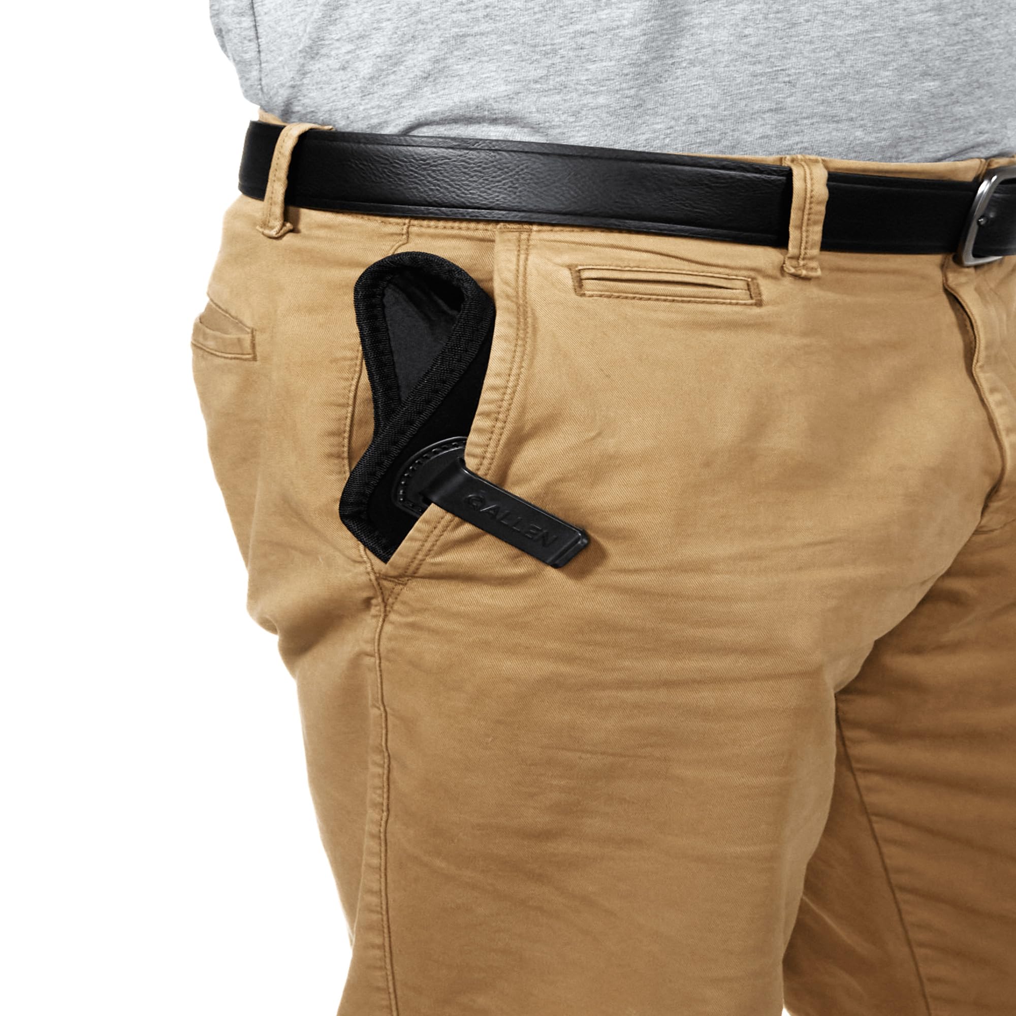 Allen Company Inside-The-Pant Conceal Carry Gun Holster, Right-Handed, Large Semi-Auto Handguns, Black