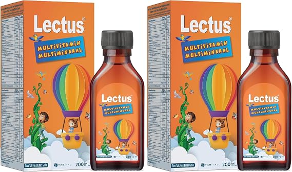 Lectus Multivitamin Multimineral Şurup 200 Ml (2 paketi)