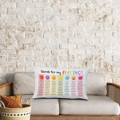 Miniatura 3 de Almohadas de esquina calmantes, almohadas decorativas de habitación de niñas, almohada de ruedas emocionales, fundas de almohada de sensación de 12