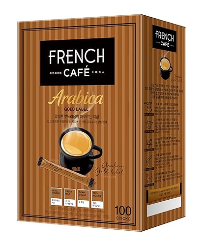Miniatura 2 de Namyang French Cafe Arabica Gold Label - Mezcla de café instantáneo (100 varillas)