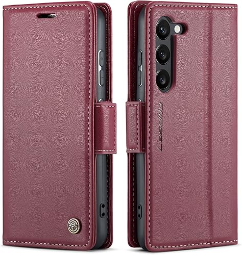 QLTYPRI Wallet Case for Samsung Galaxy A25 5G, Premium PU Leather Magnetic Flip 